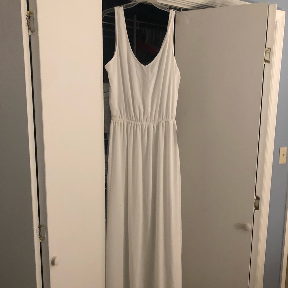 White Mumu Bridesmaid Dress /Maxi Dress